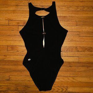 Sessa Vintage Swimsuit One-Piece - Black and Gold accents